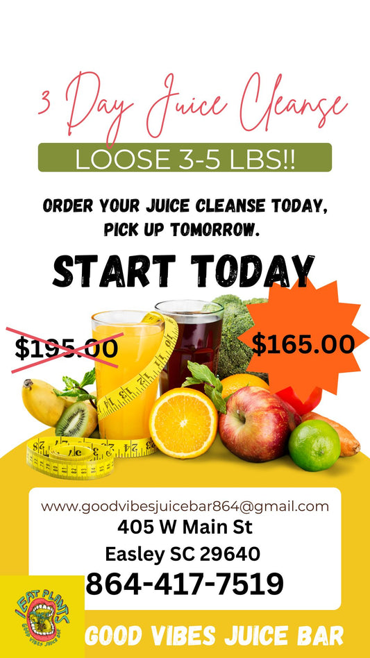 3 Day New Years Juice Cleanse
